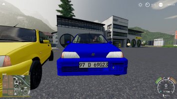 Fiat Cinquecento (Red, Blue and Yellow) fs19