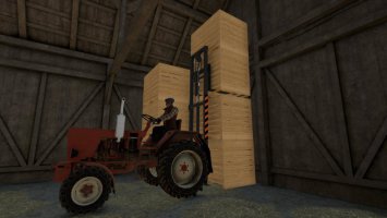 Rear tractor forklift FS22