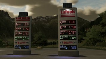 Digitale Tankstellen Anzeigen