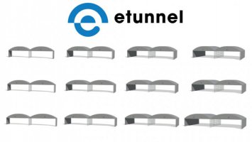 Etunnel Doppelter Gerader Unterstand fs22