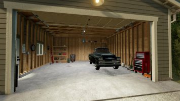 Amerikanische Garage Für Zwei Autos FS22