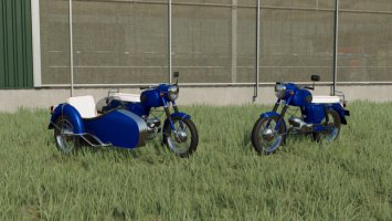Lizard Motorcycle + SideCar fs22