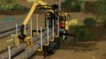 Palfinger Universal L-Crane Pack FS22