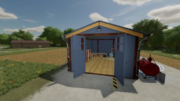 Small Workshop Garage And Gas Station For Your Farm FS22