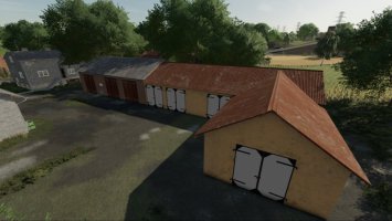 Ziegelstein Und Verputzter Garage FS22