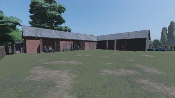 Brick Shed With Barn fs22