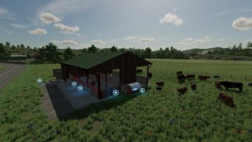 Small UK Cow Barn FS22