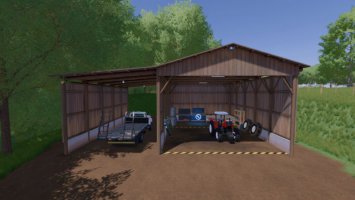 BR Small Wood Shed Pack FS22 BR Small Wood Shed Pack FS22