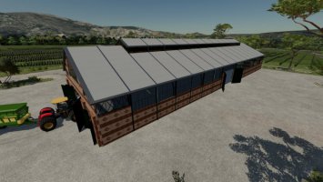 Large Industrial Warehouse 70x25 FS22