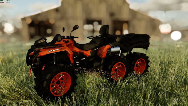 2022 CanAm Outlander 1000 6×6 - FS22 Mod | Mod for Farming Simulator 22 ...