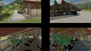 Modern Free-Range Cattle Barn FS22