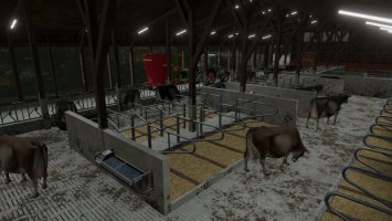 Medium Sized Cow Barn FS22