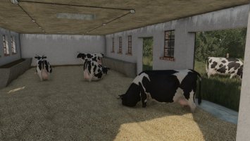 Budynek z krowami i garażem 1.0.1.0 FS22