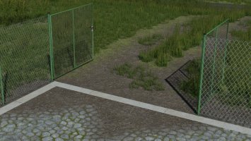 Chain Link Fence With Gate FS22