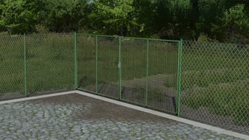 Chain Link Fence With Gate fs22
