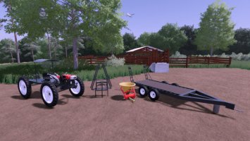 Micro Tractor Sprayer Package fs22