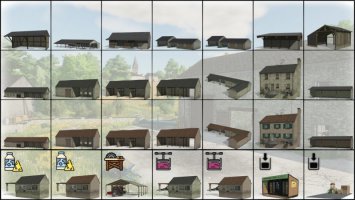 60 Buildings Pack FS22