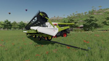 JD HD50F With Integrated Cutterbar Wagon FS22