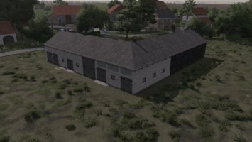 L-shaped Cowshed With Barn FS22