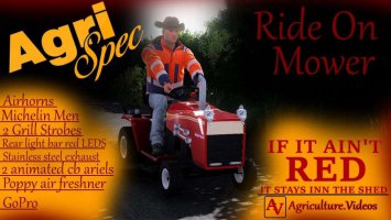 Agri Spec Ride On Mower Edit fs22