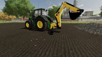 Backhoe Attachment Tractor and Skid FS22