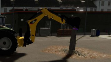 Backhoe for tractor 3-point hitch BETA fs22