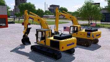 Komatsu 7 Excavator Pack FS22