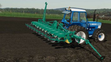 Armer Salmon 10 Row Planter and Trailer FS22