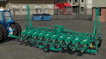 Armer Salmon 10 Row Planter and Trailer FS22