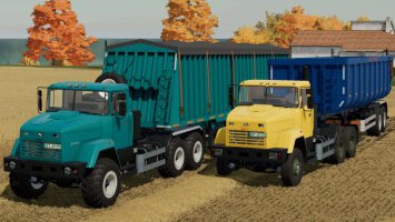 Kraz 6443 & Trailers fs22