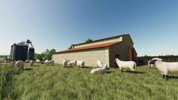 Old Stone Building And Sheep Barn