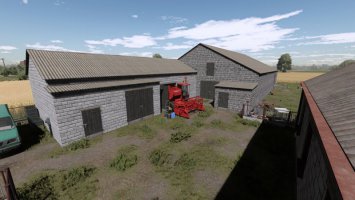 Cowshed With Garage FS22