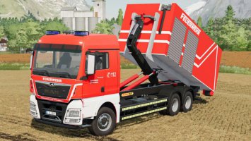 MAN TGX HKL Fire Truck & Containers FS22