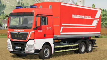 MAN TGX HKL Fire Truck & Containers FS22