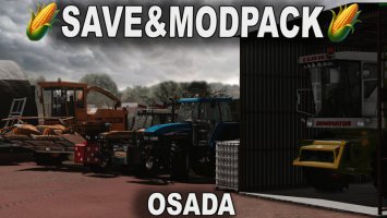 SAVE AND MODPACK OSADA FS22 BY AGROKROL MEGA KLIMAT