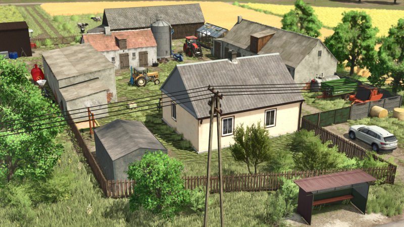 Polskie Gospodarstwo Z Maszynami FS25 Mod Mod For Farming Simulator 