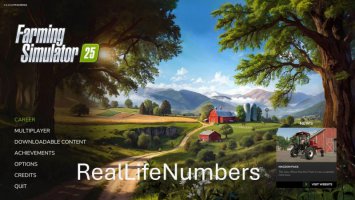 Real Life Numbers fs25