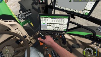 Realistic camera with hand on steering wheel FS25