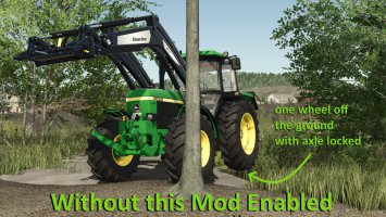 Remove Frontloader Axle Locking FS25