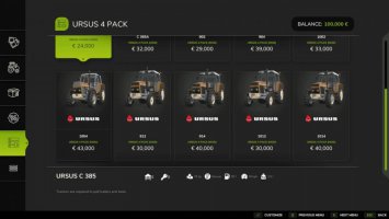 Ursus 4 pack FS25