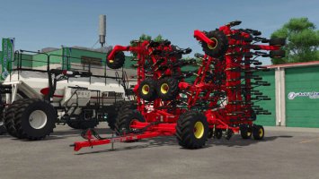 Bourgault 3320-76 Paralink Hoe Drill + 7950 Air Cart