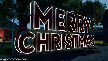 Christmas Yard Sign FS25