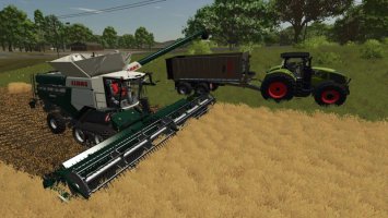 CLAAS Lexion 8900 and cutting bars FS25