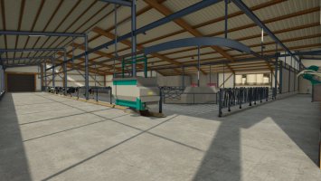 Cow Barn Big With LIZARD Mixfeeder FS25