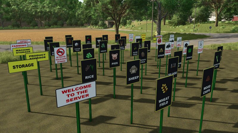 Farming Sign Pack FS25