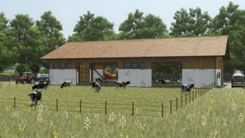 German Cow Barn FS25