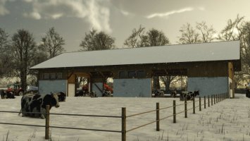 German Cow Barn FS25