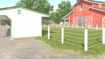 Horse stable with working doors FS25