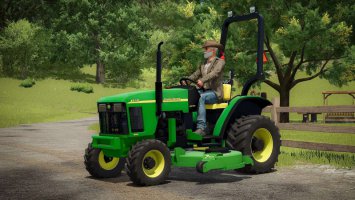 John Deere 4100 Compact Tractor and Deck fs25