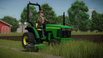 John Deere 4100 Compact Tractor and Deck FS25